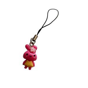 Kawaii Pink Bunny Phone Charm